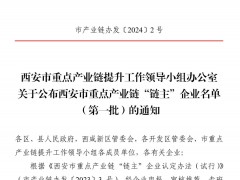 恭喜！中星测控被评定为西安市物联网产业链“链主”企业